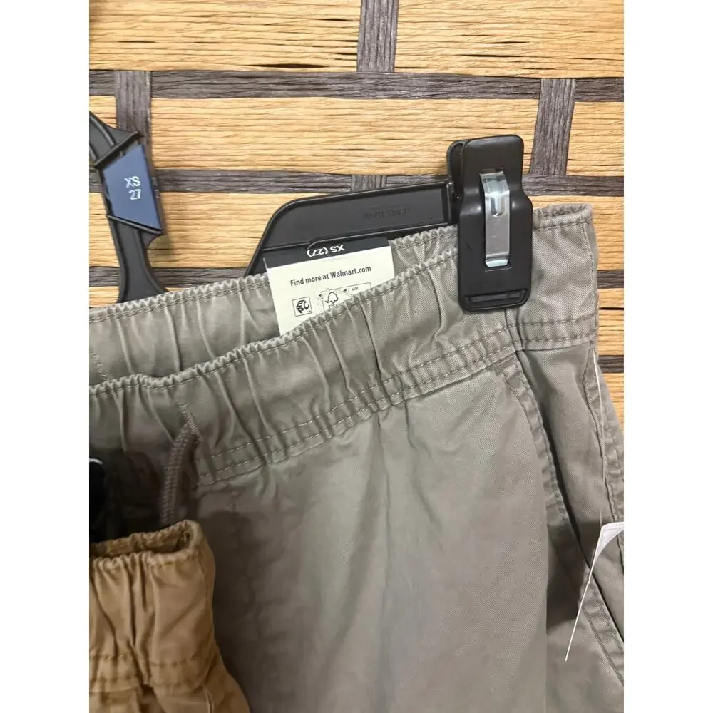 No Boundaries Brown, Khaki, And Black Jogger Pants Size XS